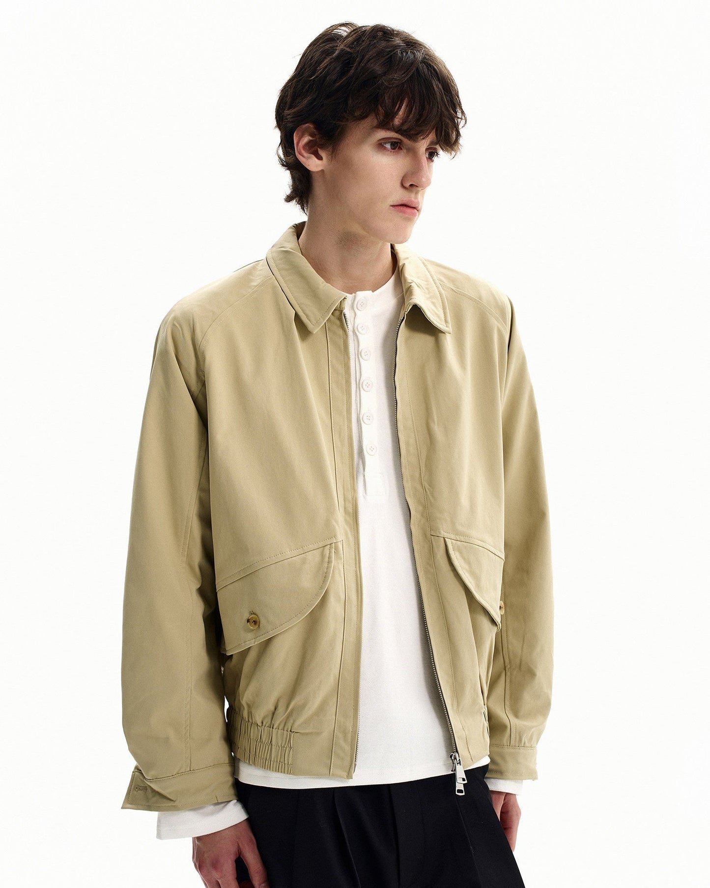 Giubbotto Uomo Minimal con Zip