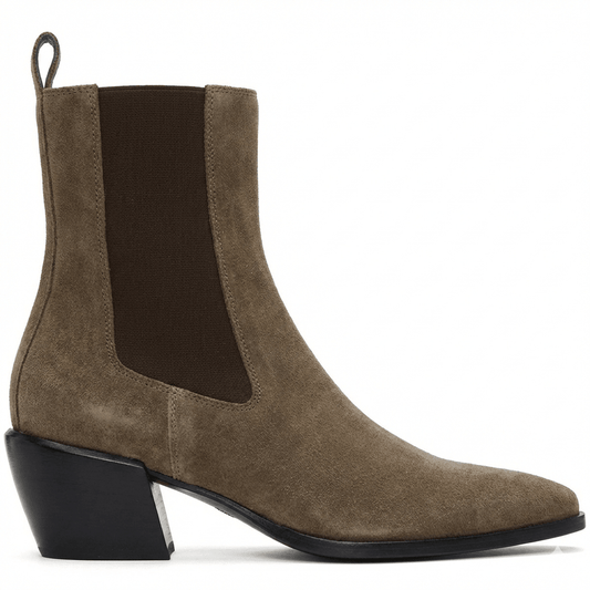 Stivaletti Aurielli Chelsea - Camoscio taupe - AurielliSACCT1