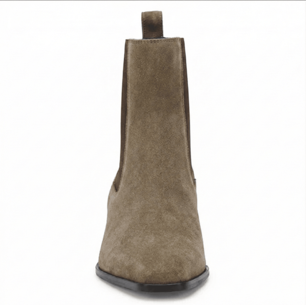 Stivaletti Aurielli Chelsea - Camoscio taupe - AurielliSACCT1