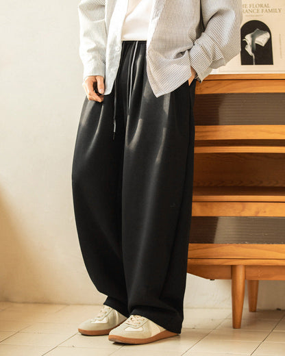 Pantaloni Larghi Uomo con Coulisse in Cotone