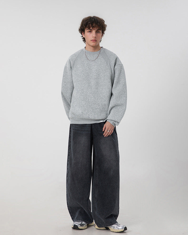 Felpa Uomo Girocollo Basic