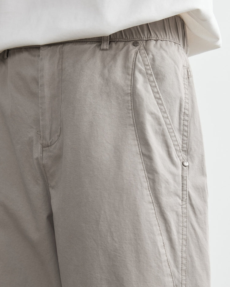 Pantaloni Uomo Comodi con Elastico in Vita Effetto Denim