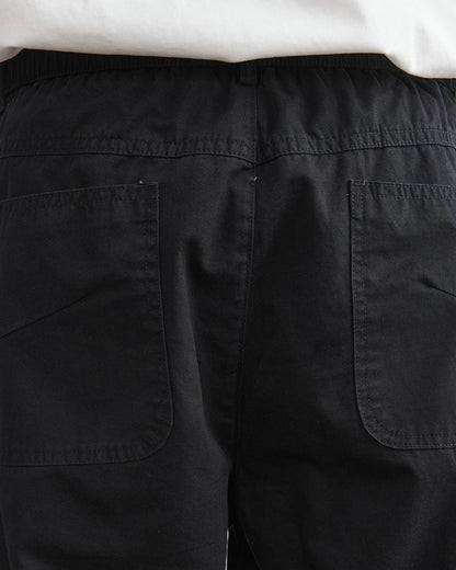 Pantaloni Uomo Comodi con Elastico in Vita Effetto Denim