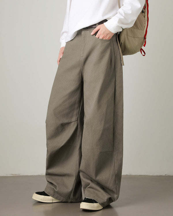 Pantaloni Larghi Uomo Utility con Tasconi