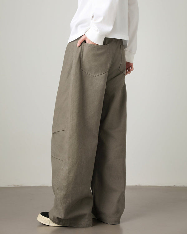 Pantaloni Larghi Uomo Utility con Tasconi
