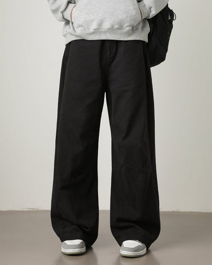 Pantaloni Larghi Uomo Utility con Tasconi