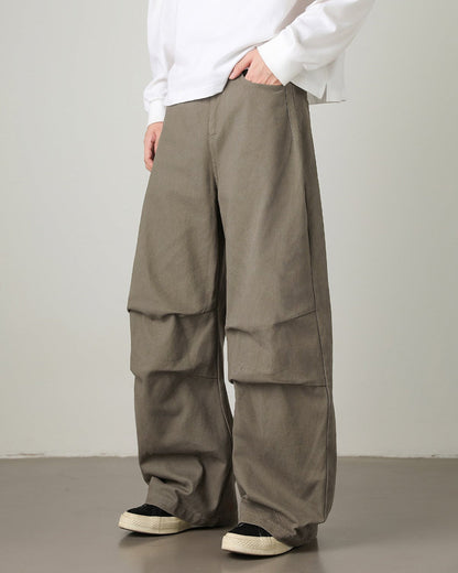 Pantaloni Larghi Uomo Utility con Tasconi