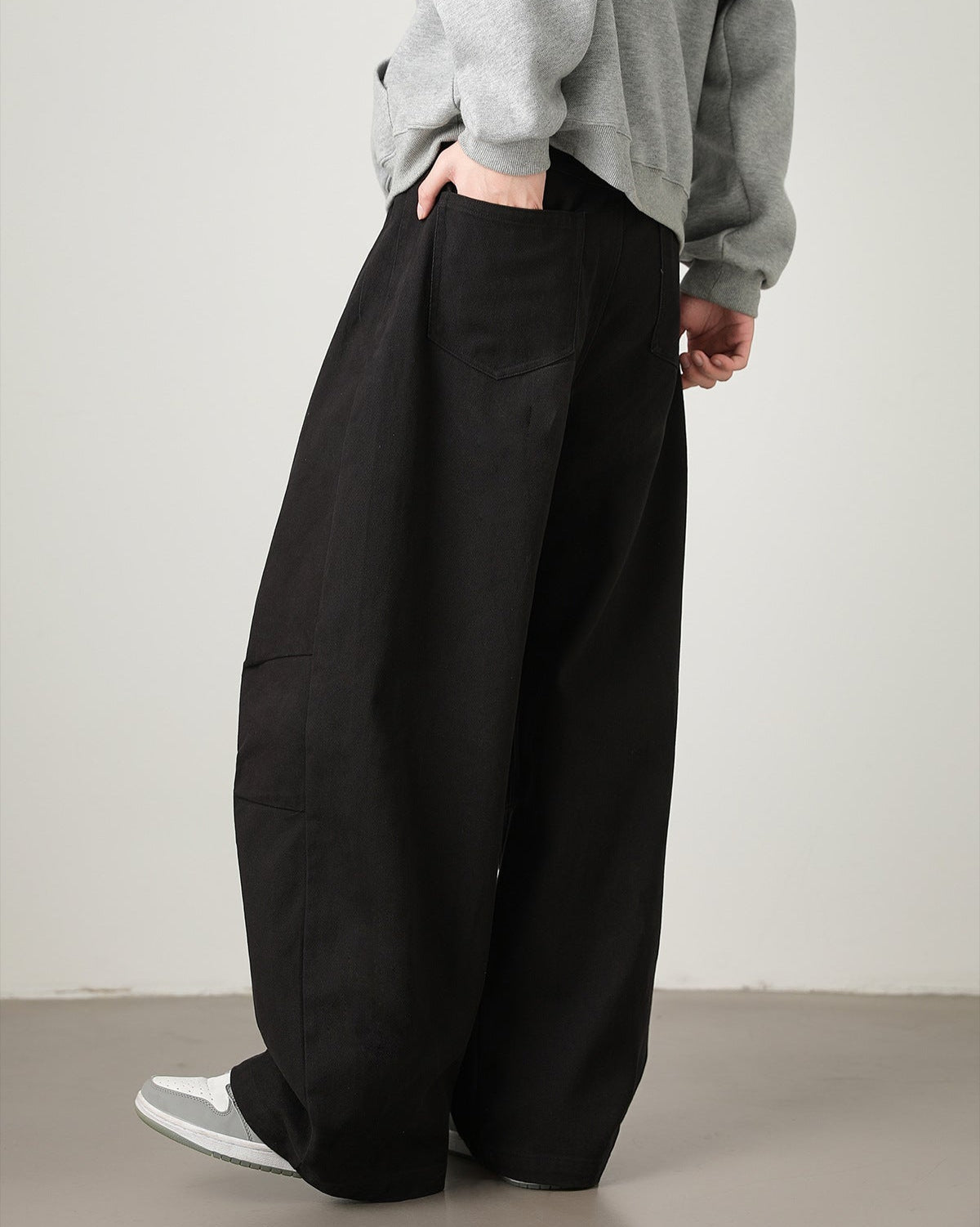 Pantaloni Larghi Uomo Utility con Tasconi
