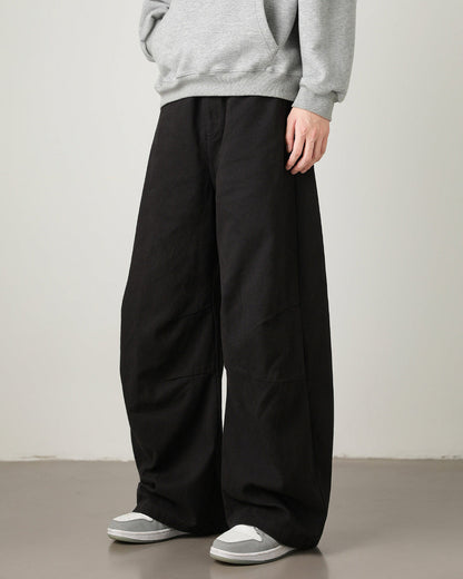 Pantaloni Larghi Uomo Utility con Tasconi
