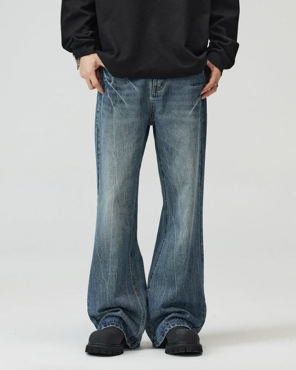 Jeans Uomo Bootcut Washed